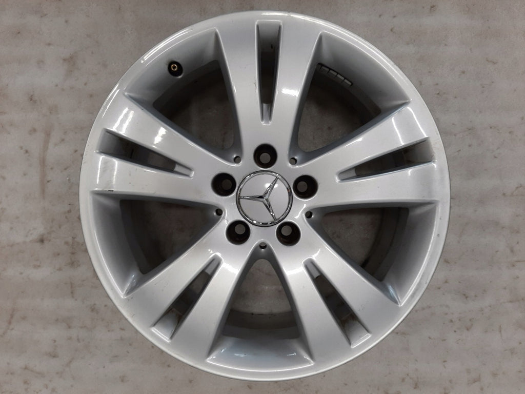 1x Alufelge 17 Zoll 7.5" 5x112 47ET Glanz Silber A2044010402 Mercedes-Benz W204