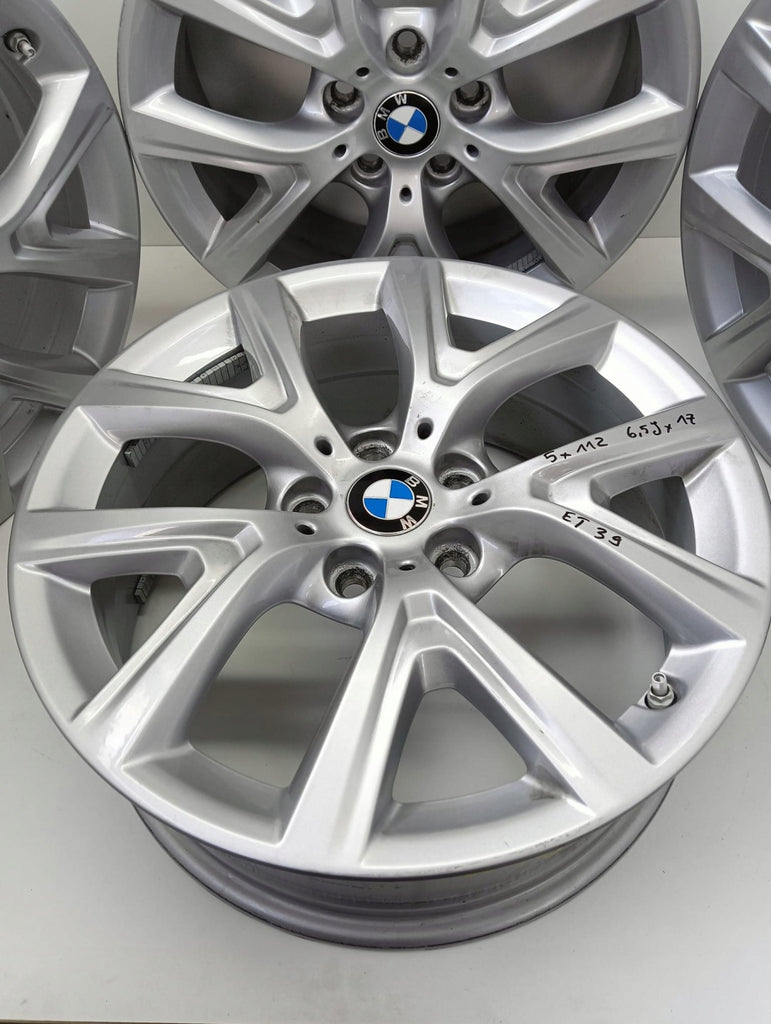 4x Alufelge 17 Zoll 6.5" 5x112 39ET Glanz Silber 6856076 BMW F39 X1 F48 FEL8031093124az