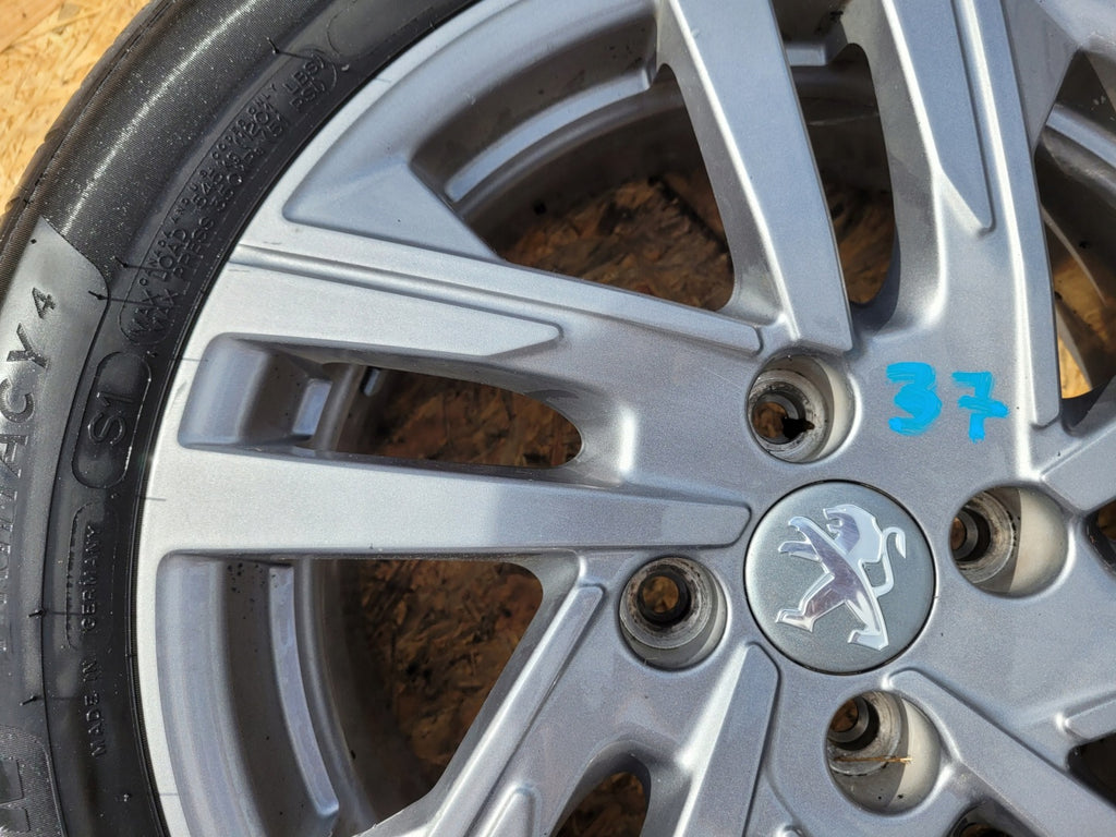 1x Alufelge 16 Zoll 6.5" 4x108 38ET 9825165280 Peugeot Rim Wheel FEL9286527131sa