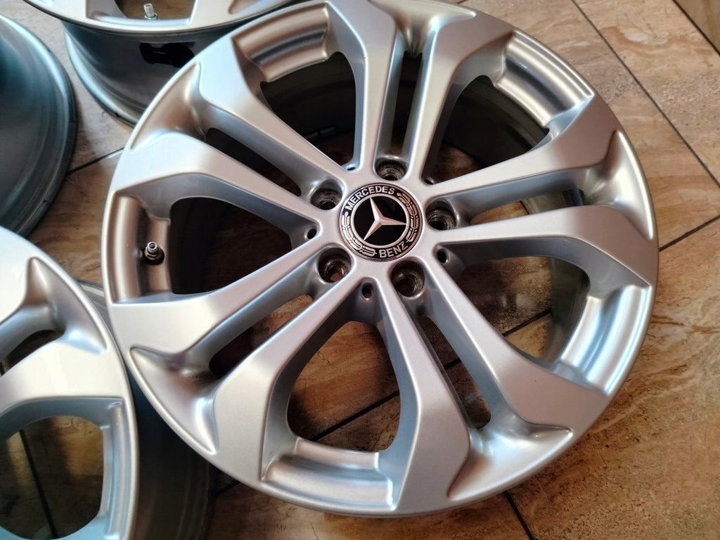 4x Alufelge 17 Zoll 7.5" 5x112 36ET Glanz Silber A2534010600 Mercedes-Benz Mg FEL7074999264tx