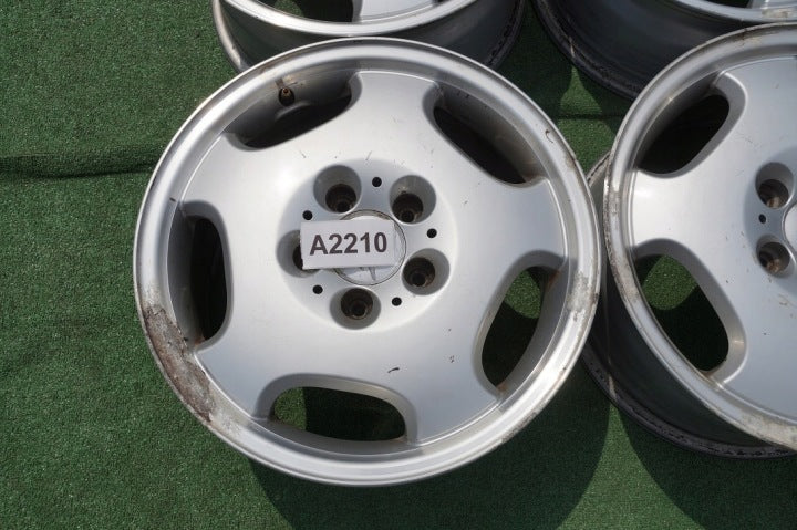 4x Alufelge 16 Zoll 7.5" 5x112 41ET Matt Silber 2104010402 Mercedes-Benz W210 FEL7812183812jj