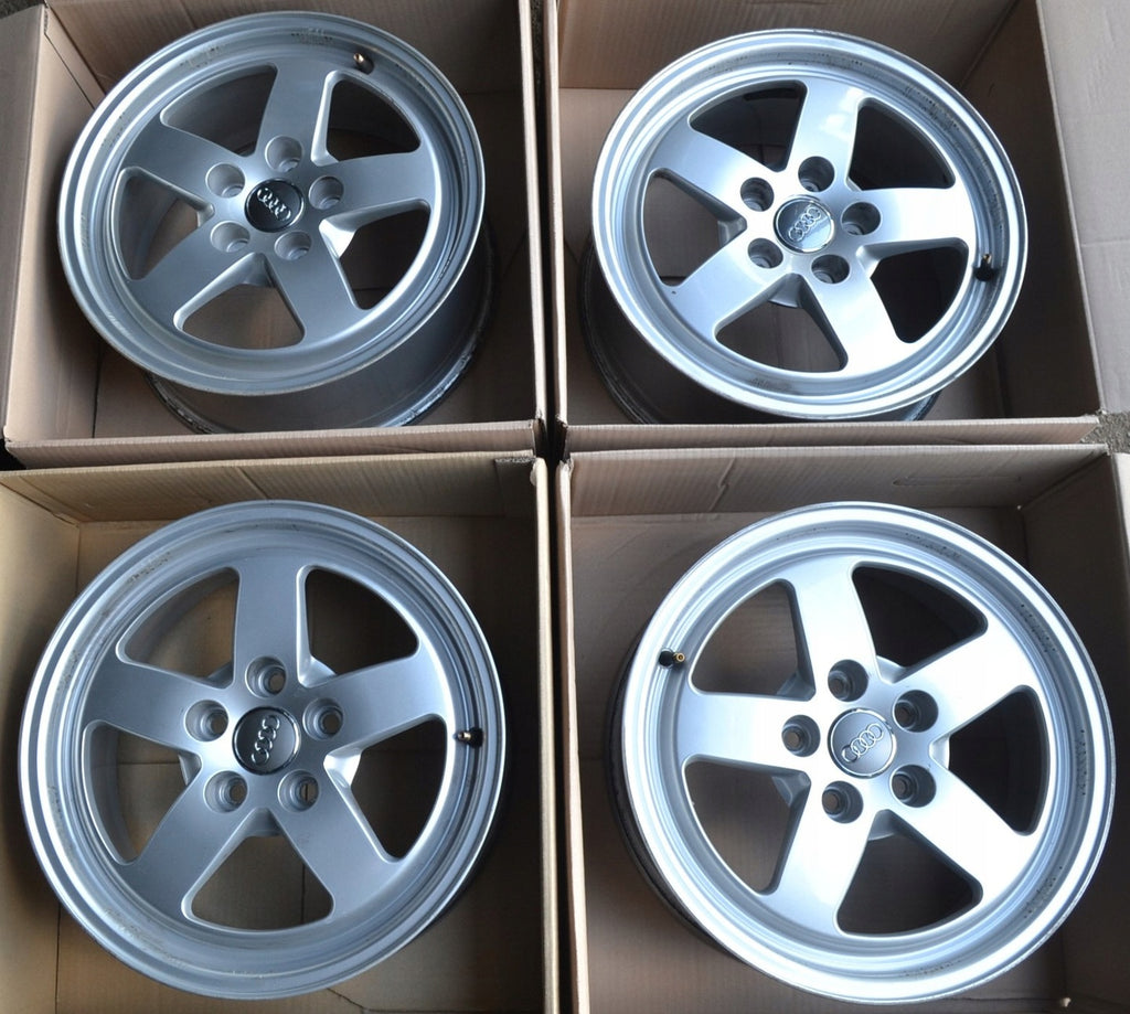 4x Alufelge 16 Zoll 7.0" 5x112 35ET Glanz Silber 8W0601025 Audi A6 A4 Rim Wheel