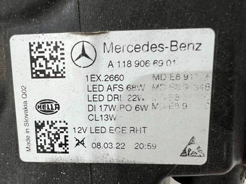 Frontscheinwerfer Mercedes-Benz Cla A1189066901 Full LED Links Headlight SCH6584323990ao
