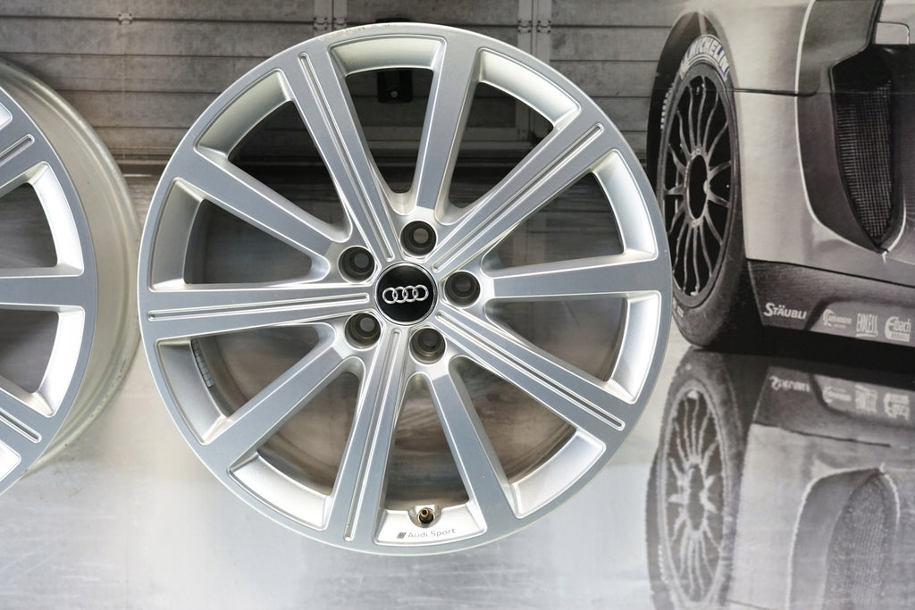 4x Alufelge 19 Zoll 7.5" 5x112 33ET Glanz Silber 83A601025AB Audi Q3 Rim Wheel