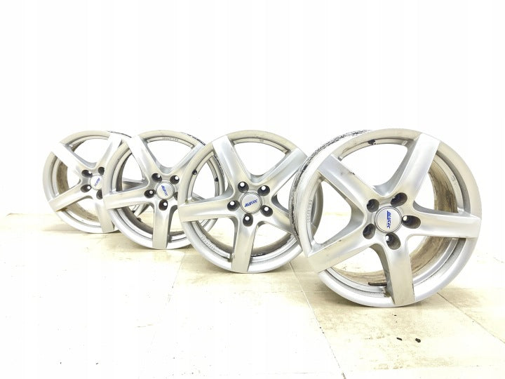 4x Alufelge 18 Zoll 8.0" 5x112 52ET Glanz Silber KBA47961 Audi Q7 Touareg FEL5122605755rz