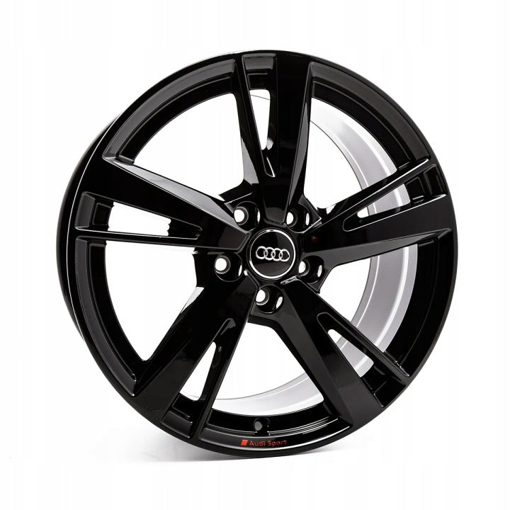 4x Alufelge 18 Zoll 8.0" 5x112 46ET Glanz Schwarz 8Y0601025N Audi Rim Wheel FEL3855584565ij