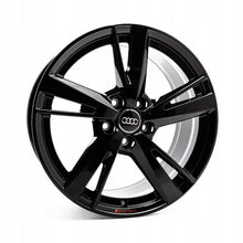 Laden Sie das Bild in den Galerie-Viewer, 4x Alufelge 18 Zoll 8.0" 5x112 46ET Glanz Schwarz 8Y0601025N Audi Rim Wheel FEL3855584565ij