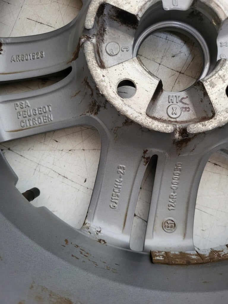 1x Alufelge 15 Zoll 6.0" 4x108 23ET Glanz Graphit 124R-000050 Mg 208 Rim Wheel FEL3930619396tb