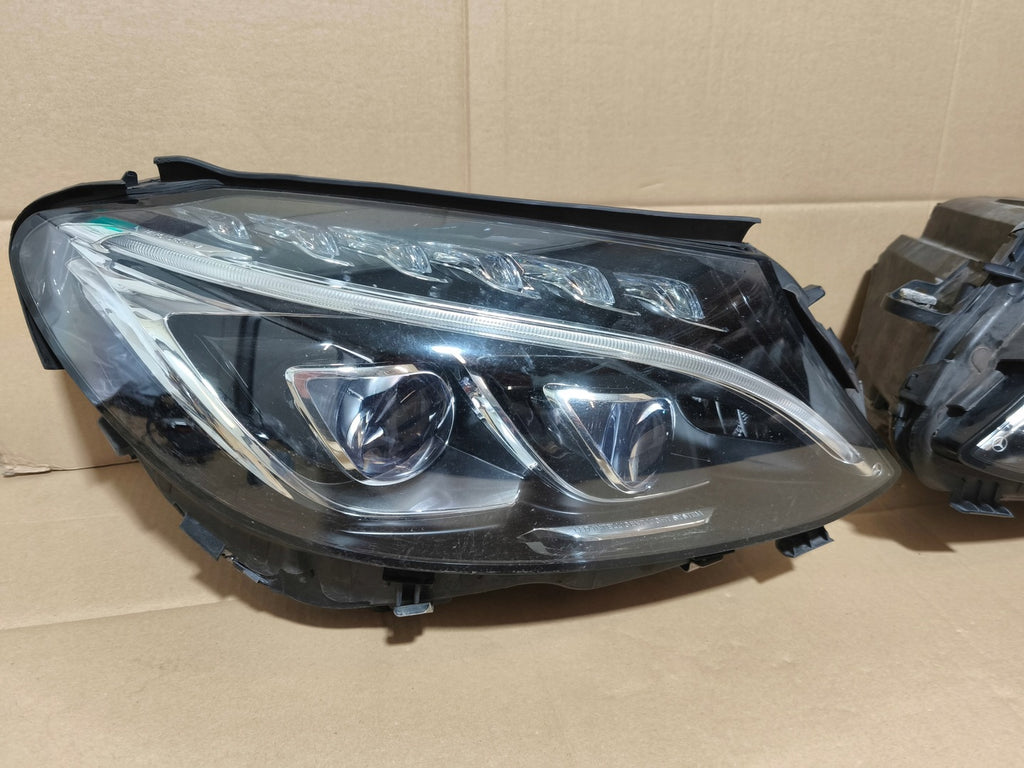 Frontscheinwerfer Mercedes-Benz W205 A2059069301 A2059069401 Full LED Ein Satz SCH1831984754ax
