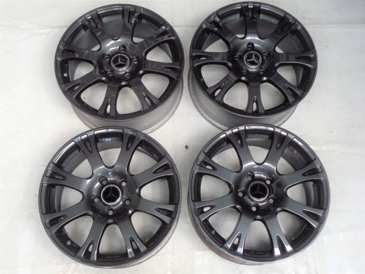 4x Alufelge 17 Zoll 7.5" 5x112 47ET Mercedes-Benz Cla Rim Wheel FEL5589168957bl