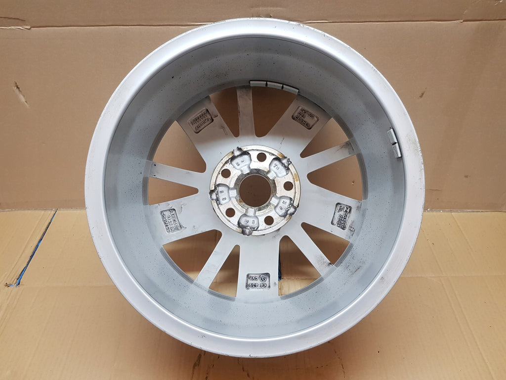 1x Alufelge 16 Zoll 6.5" 5x112 48ET Glanz Silber 2K7601025 VW Caddy Rim Wheel