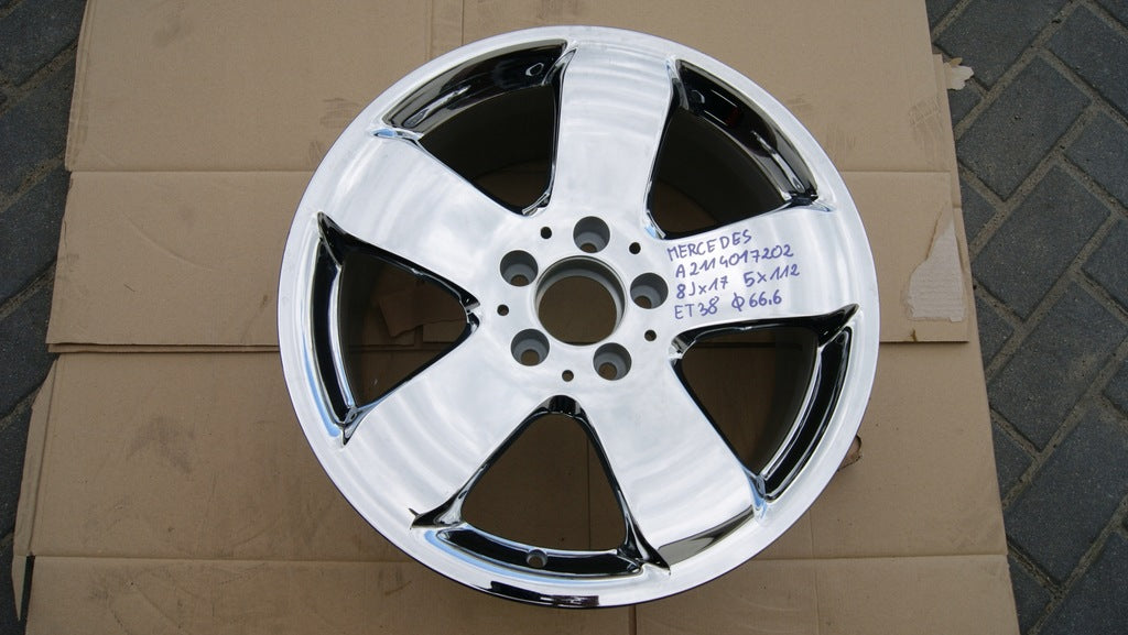 1x Alufelge 17 Zoll 8.0" 5x112 A2114017202 Mercedes-Benz Rim Wheel FEL6570594970mc