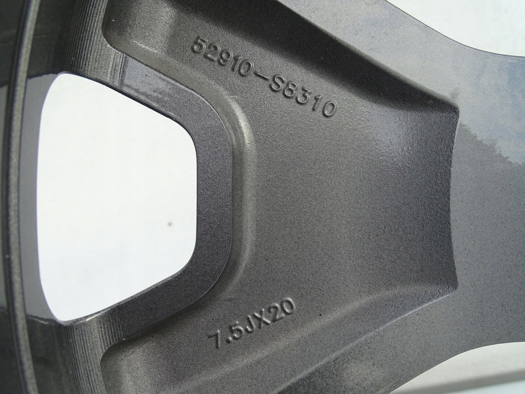 1x Alufelge 20 Zoll 7.5" 5x114.3 49 5ET Glanz Silber 52910-S8310 Hyundai I Mg FEL4798050108sp