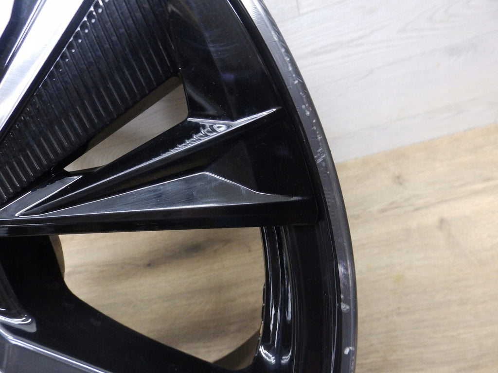 1x Alufelge 18 Zoll 8.0" 5x108 48ET Glanz Schwarz 9835058180 Peugeot 308 Iii