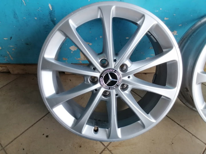 4x Alufelge 17 Zoll 6.5" 5x112 44ET A1774010300 Mercedes-Benz Cla Rim Wheel FEL1278210710tj