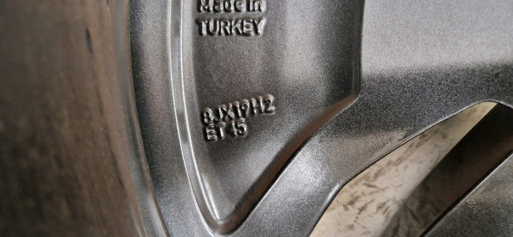 1x Alufelge 19 Zoll 8.0" 5x112 45ET Glanz Schwarz 11A601025M VW Id.4 Rim Wheel FEL3183589228hh