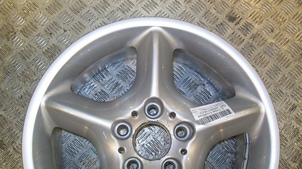 1x Alufelge 17 Zoll 7.5" 5x120 40ET Silber BMW X5 E53 Rim Wheel FEL4722899994sn