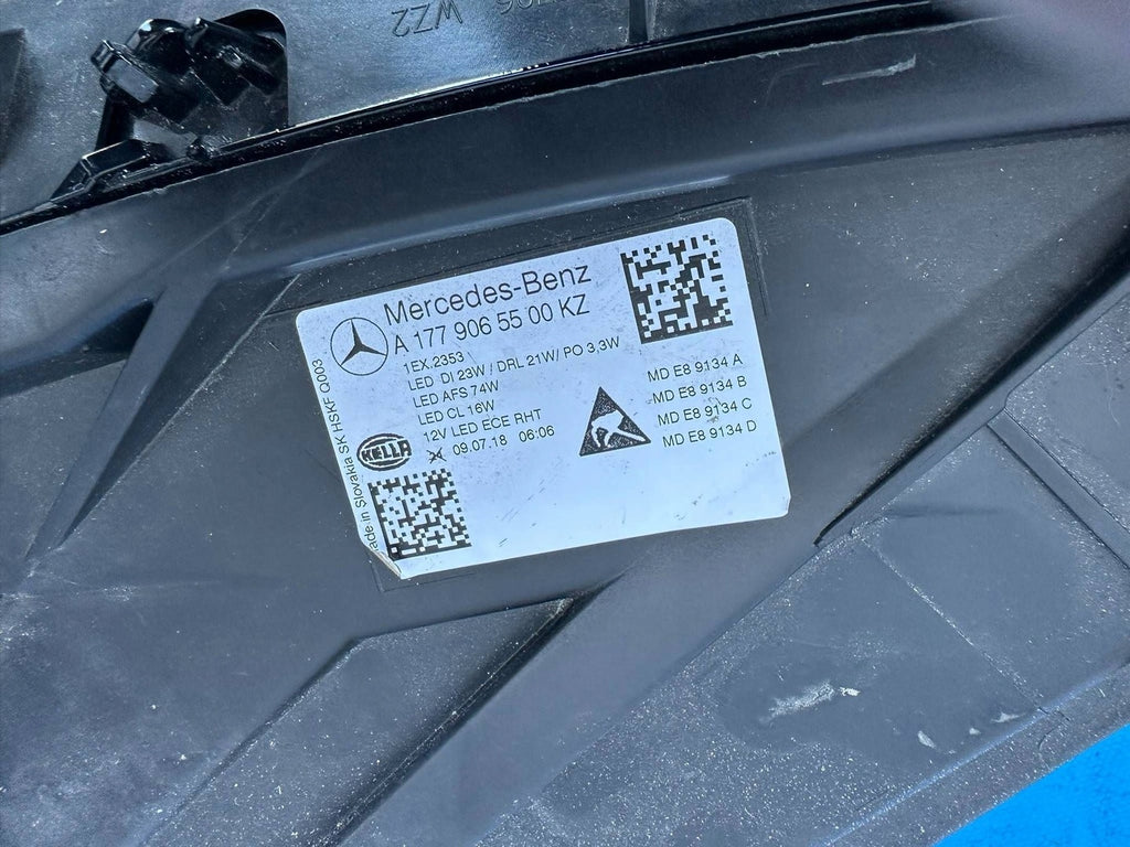 Frontscheinwerfer Mercedes-Benz A1779065500 LED Links Scheinwerfer Headlight SCH1942552556cv