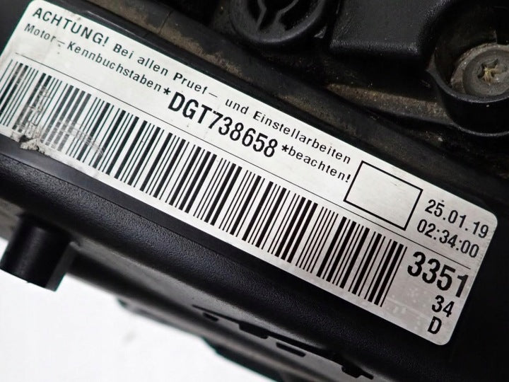 Motor Seat Ateca 1.6 TDI 115PS 85kW 123TKm 2019 Diesel Engine Unkomplett MOT3575916237ct