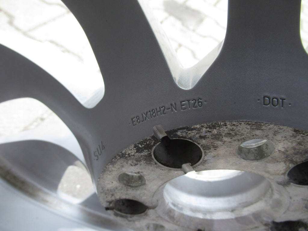 1x Alufelge 18 Zoll 8.0" 5x112 26ET Silber 4K8601025 Audi Rim Wheel FEL2043821208iz