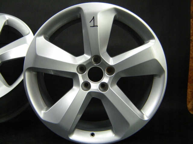1x Alufelge 19 Zoll 8.0" 5x112 27ET Glanz Silber 8R0601025P Audi A5 Q5 Rim Wheel FEL9713673997rj