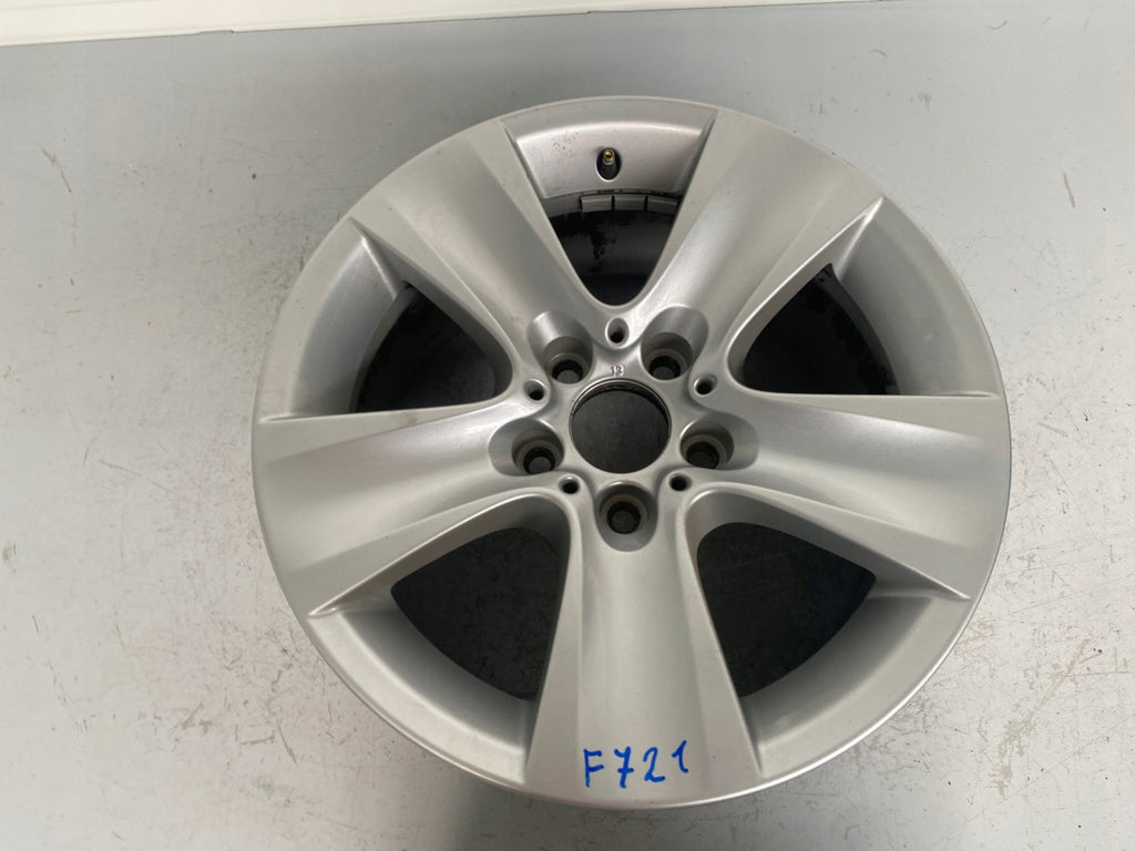 1x Alufelge 17 Zoll 8.0" 5x120 30ET Glanz Silber 6790172 BMW F11 F06 F10 FEL7129943103hl