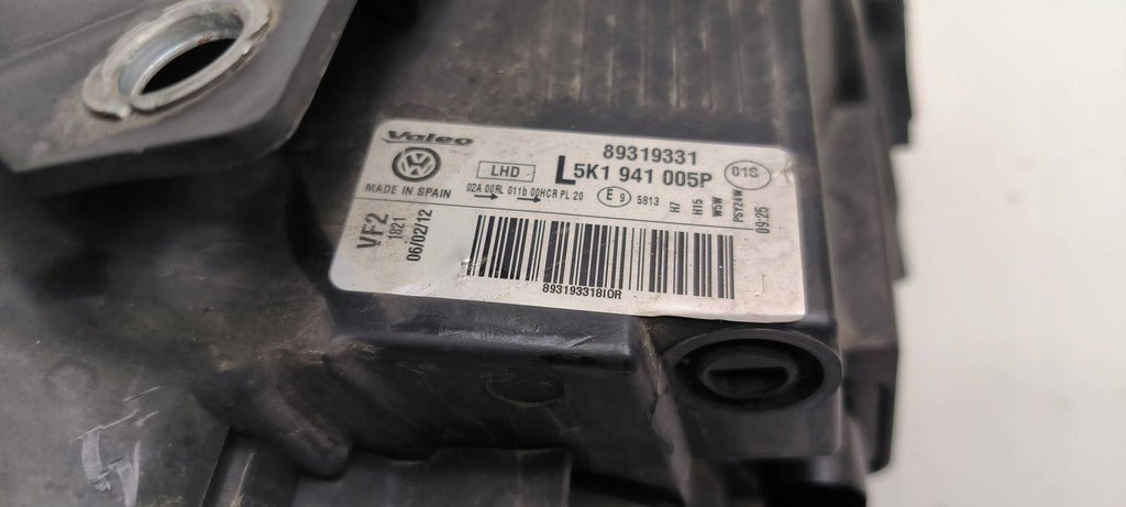 Frontscheinwerfer VW Golf VI 5K1941005P Links Scheinwerfer Headlight SCH9932153479im