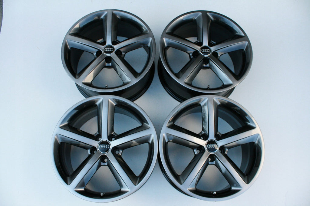 4x Alufelge 18 Zoll 8.5" 5x112 29ET Glanz Silber 8T0601025M Audi A4 Allroad FEL4491559521uw