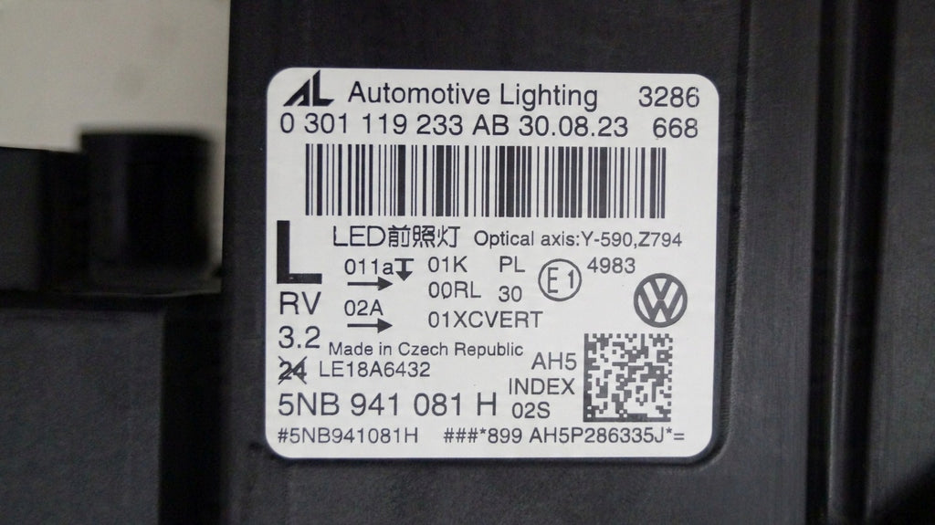 Frontscheinwerfer VW Tiguan 5NB94108189 LED Links Scheinwerfer Headlight