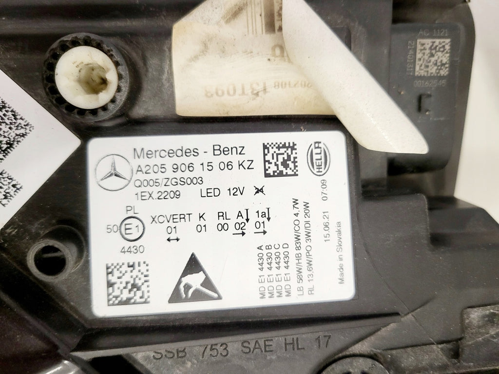 Frontscheinwerfer Mercedes-Benz W205 A2059061506KZ LED Links Headlight SCH4526353936vq