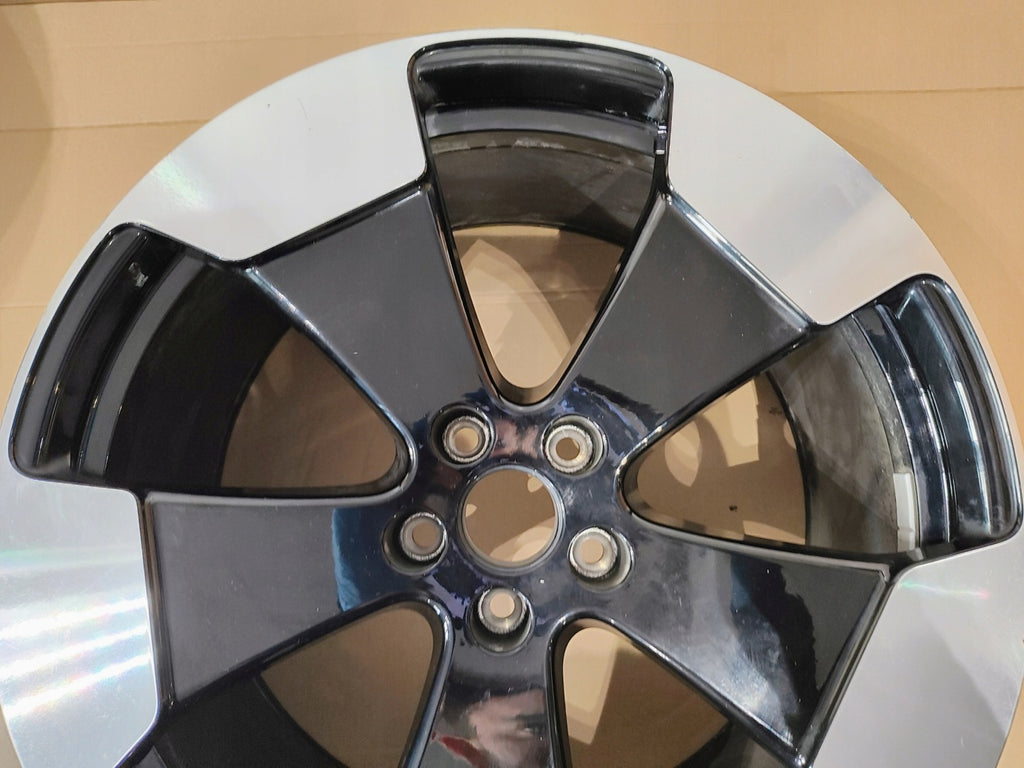 1x Alufelge 21 Zoll 10.0" 5x112 53ET Glanz Schwarz 1T3601025S VW 1t3 Rim Wheel FEL8663993015lz