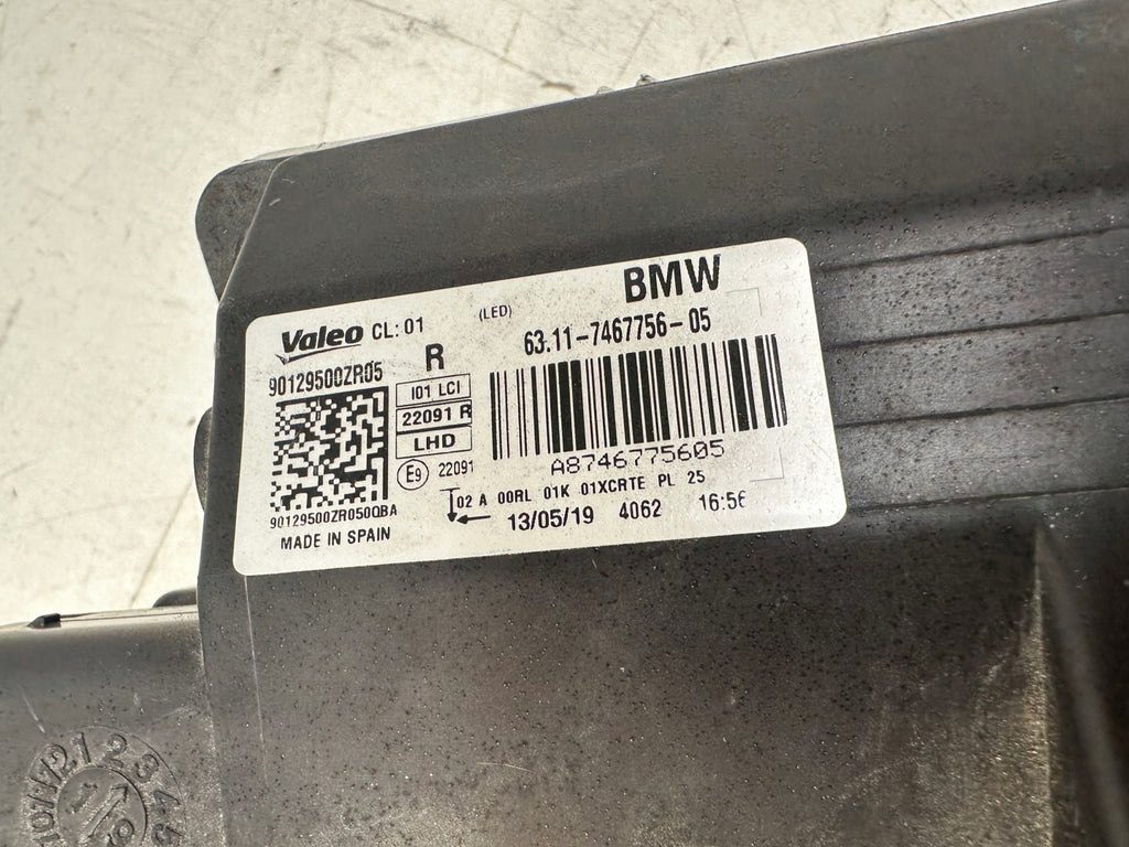 Frontscheinwerfer BMW I3 7467756-05 LED Rechts Scheinwerfer Headlight SCH2318563098xs