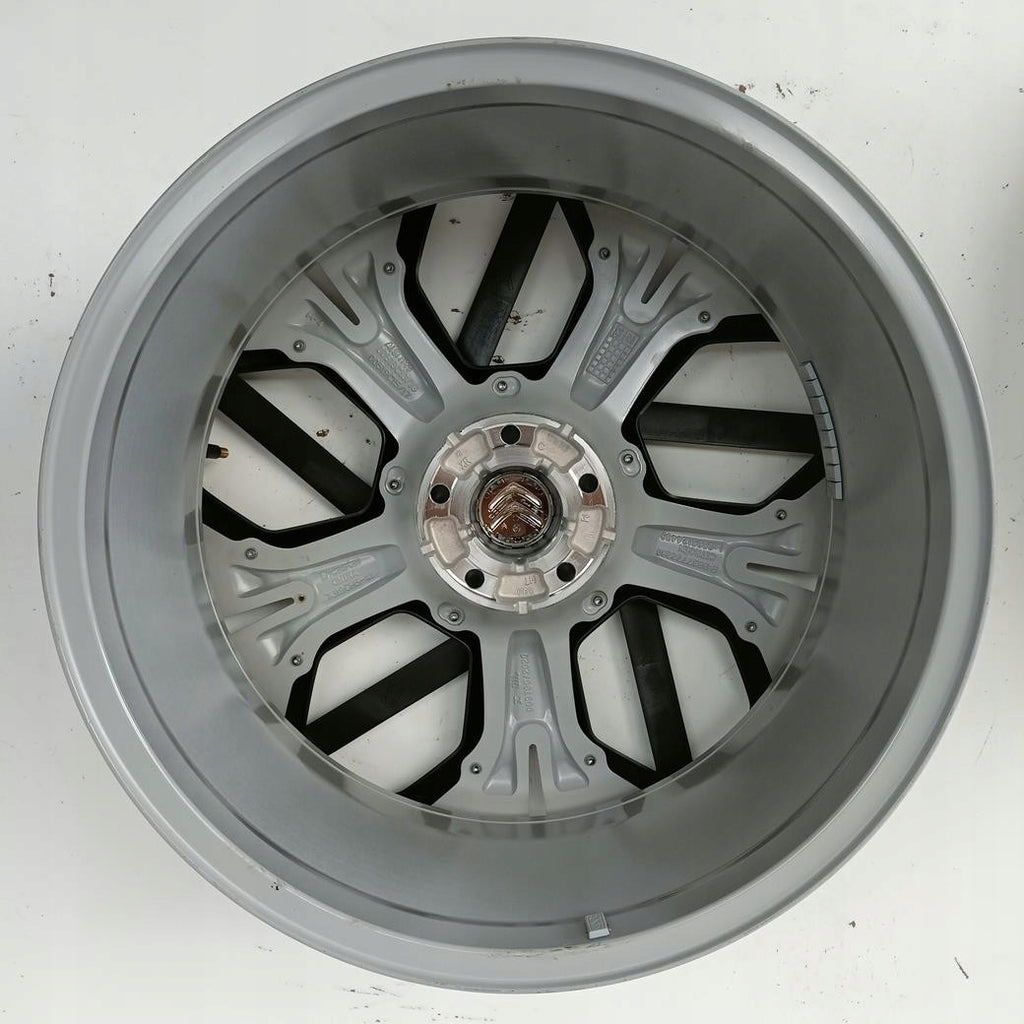 1x Alufelge 19 Zoll 7.0" 5x108 41ET Glanz Silber 9836124480 Citroën C5 I X FEL4456004187tk