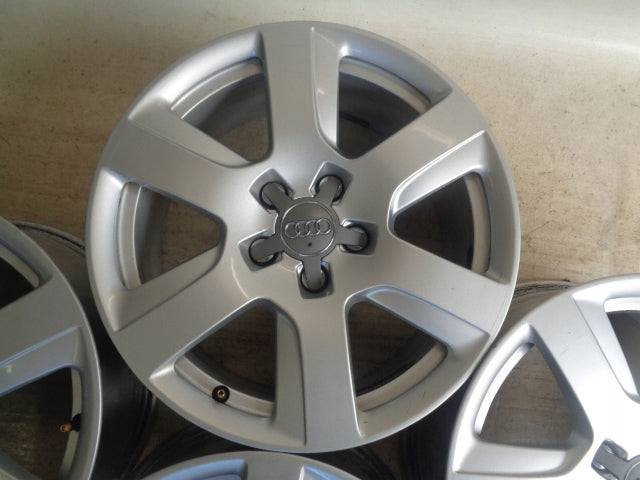 4x Alufelge 17 Zoll 7.5" 5x112 37ET Glanz Silber 4G0601025L Audi Rim Wheel