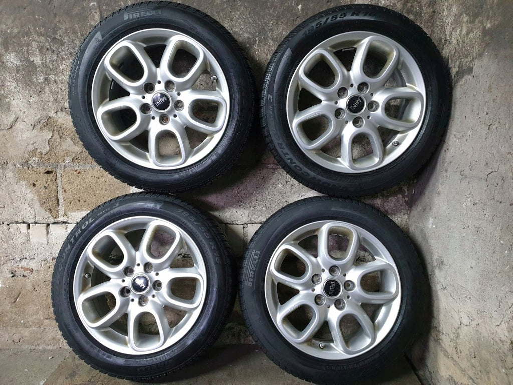 4x Alufelge 16 Zoll 6.5" 5x112 54ET Silber Audi Mini I Rim Wheel FEL9842032922in