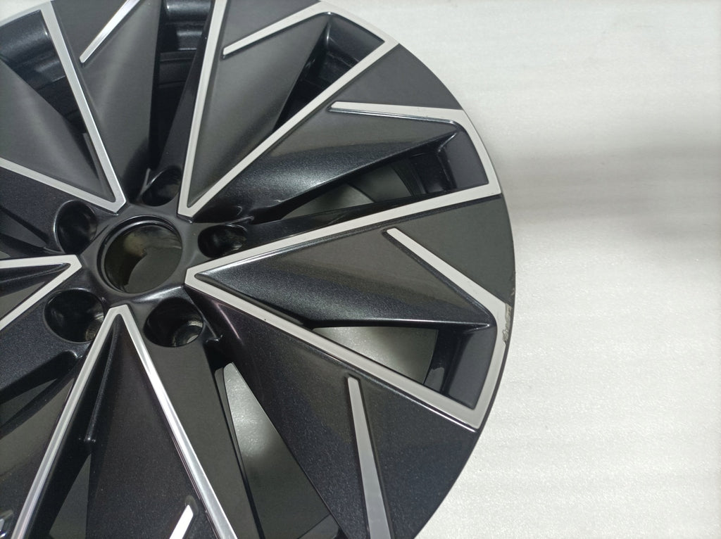 1x Alufelge 18 Zoll 8.0" 5x112 44ET Glanz Schwarz Mg Rim Wheel FEL3670689778ek