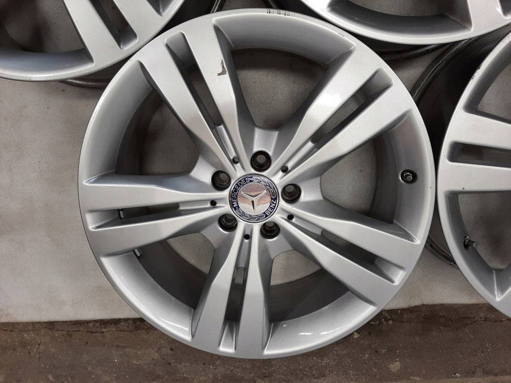 4x Alufelge 19 Zoll 8.0" 5x112 56ET Glanz Silber A1664010702 Mercedes-Benz W166 FEL6769391456ng