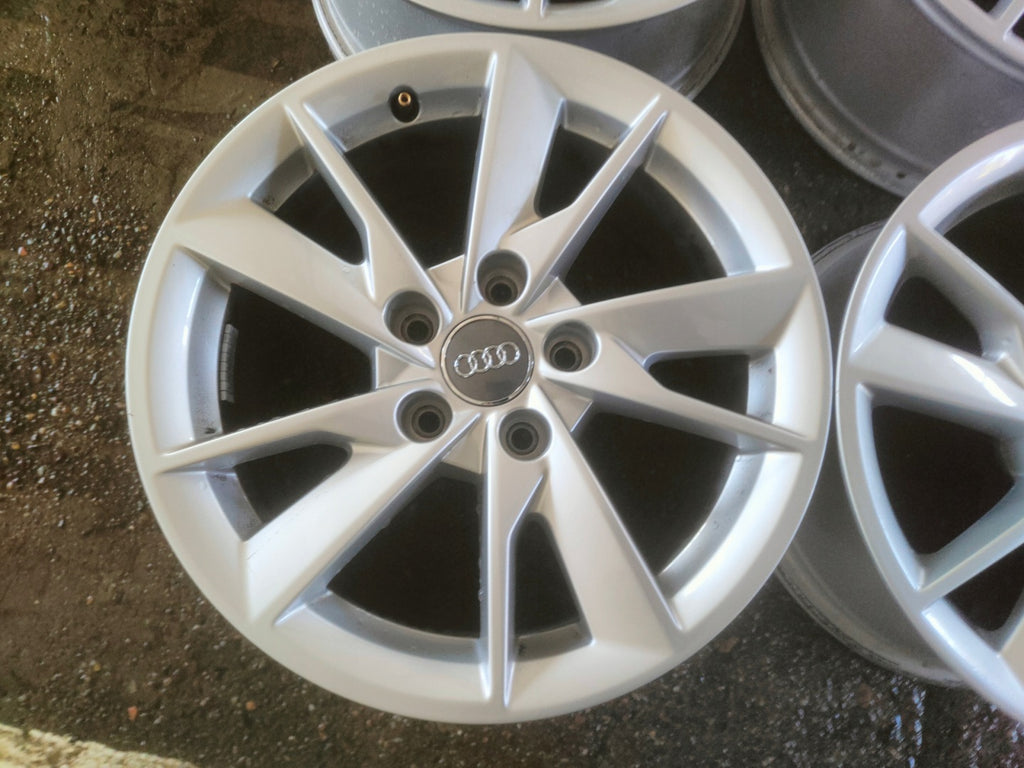 4x Alufelge 16 Zoll 7.0" 5x112 35ET Glanz Silber 8W0601025 Audi A4 B8 Rim Wheel FEL4616345222dx