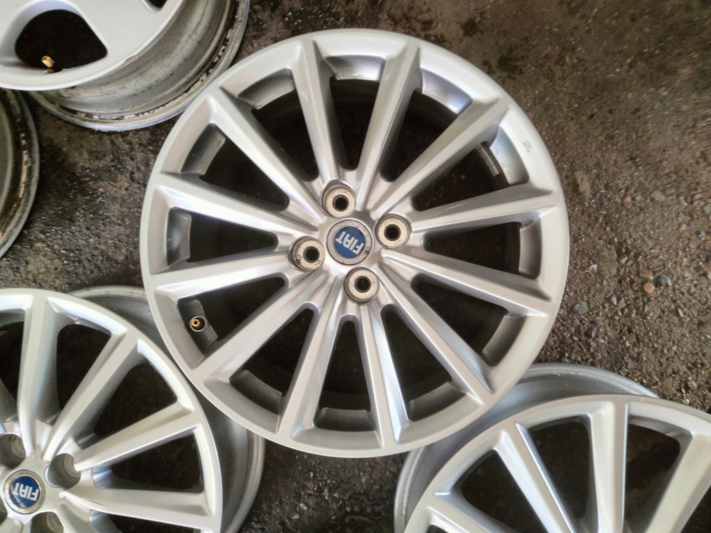 4x Alufelge 17 Zoll 7.0" 4x100 45ET Glanz Grau 9965947070 Fiat Rim Wheel FEL5282259392dm