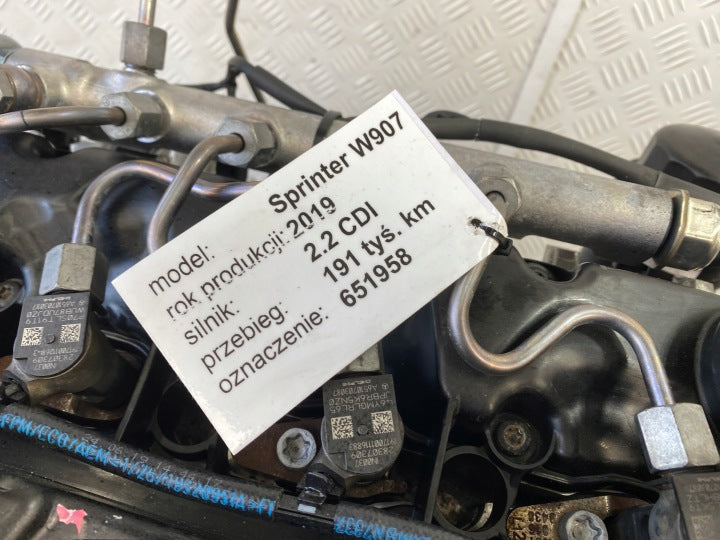 Motor Mercedes-Benz Sprinter 651958 2.2 CDI 191TKm 2019 Diesel Engine Unkomplett MOT5413054746sh