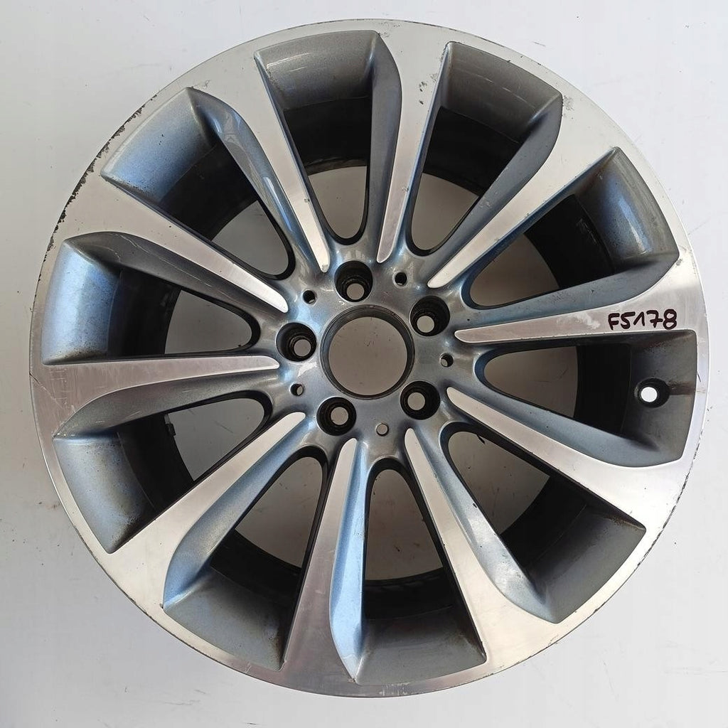 1x Alufelge 18 Zoll 9.5" 5x112 48ET Glanz Grau A2184010700 Mercedes-Benz Cls FEL3658070659vy