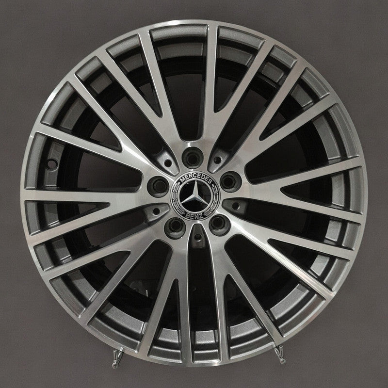 1x Alufelge 18 Zoll 7.5" 5x112 49ET Glanz A1774010600 Mercedes-Benz Rim Wheel