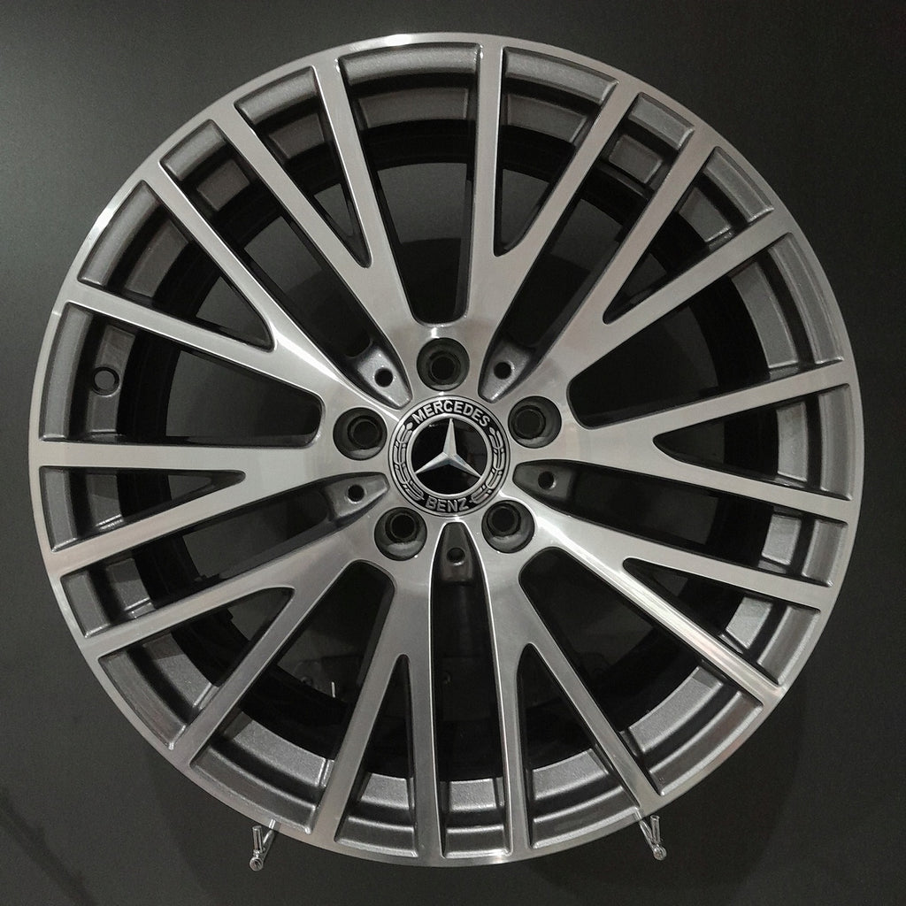 1x Alufelge 18 Zoll 7.5" 5x112 49ET Glanz A1774010600 Mercedes-Benz Rim Wheel