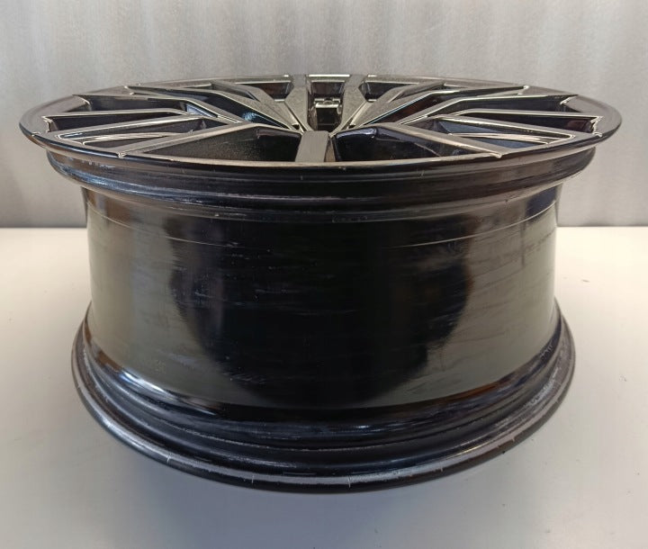 1x Alufelge 22 Zoll 9.5" 5x112 Glanz Schwarz 8090013 BMW X5 Rim Wheel FEL7503217395wl