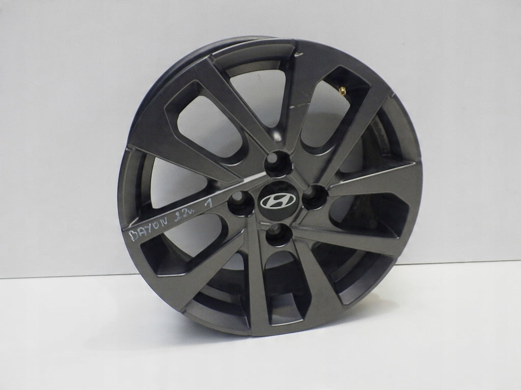 1x Alufelge 15 Zoll 6.0" 4x100 47ET Matt Grau Q0400ADE05 Hyundai I20 Iii