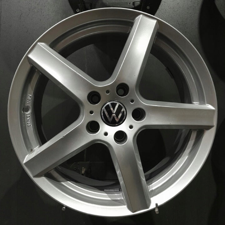 4x Alufelge 17 Zoll 7.0" 5x112 43ET Glanz Silber KBA51285 VW Golf VII I Jetta FEL7133067028qp