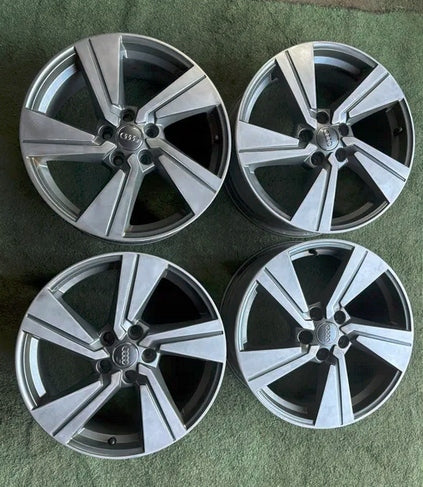 4x Alufelge 18 Zoll 7.0" 5x112 45ET Glanz Graphit 81A601025G Audi Mg Rim Wheel FEL7666020453hl