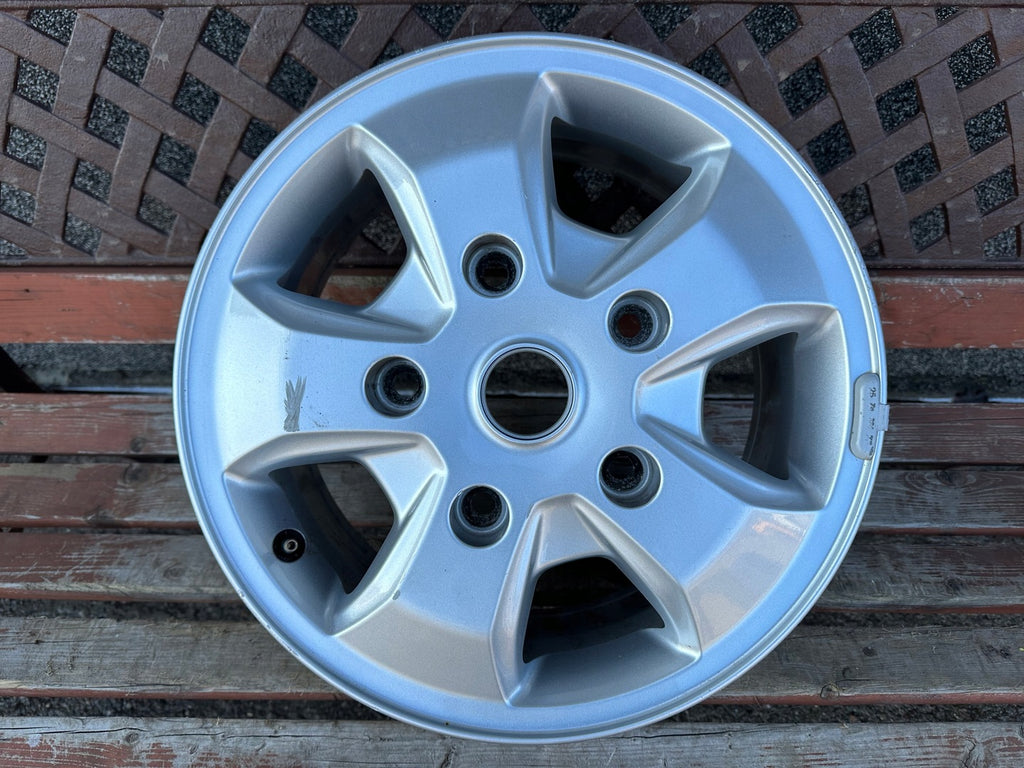 1x Alufelge 16 Zoll 6.5" 5x160 60ET BK21-GA Ford Transit Custom Rim Wheel