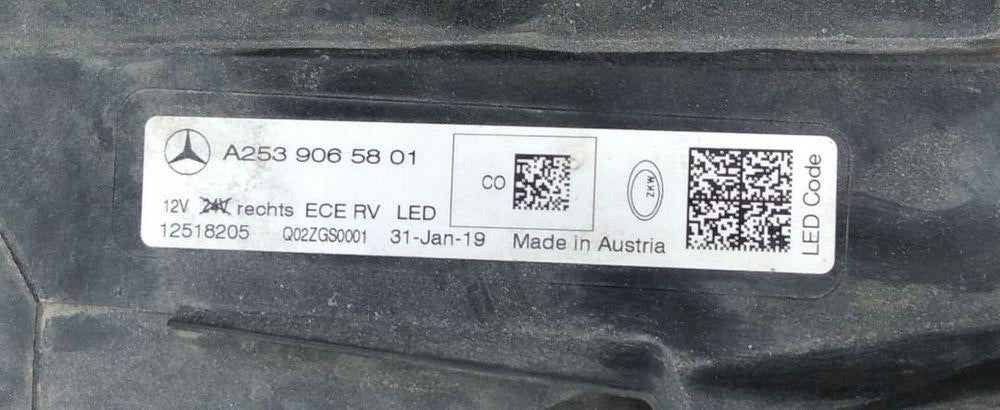 Frontscheinwerfer Mercedes-Benz Glc A2539065801 LED Rechts Headlight SCH4086600439qt