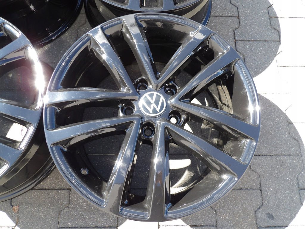 4x Alufelge 17 Zoll 7.5" 5x112 54ET Schwarz Audi I Rim Wheel FEL6824969158fr